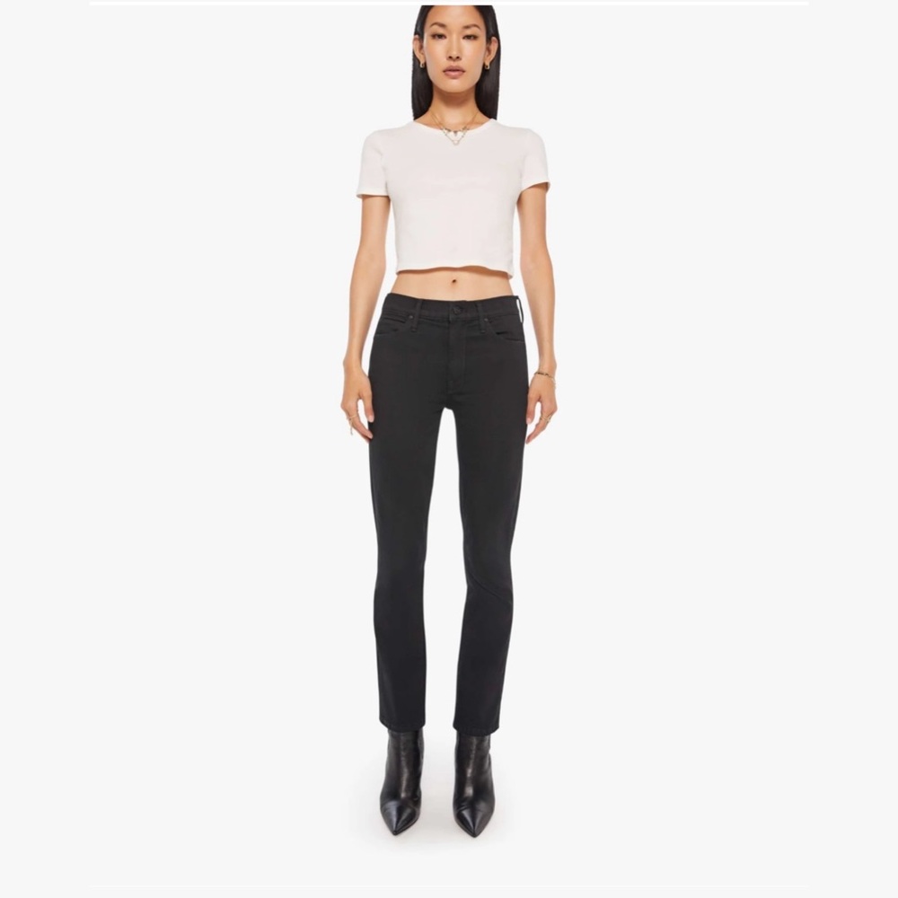 MOTHER Mid Rise Dazzler Ankle Jeans – Not Guilty Wash 27